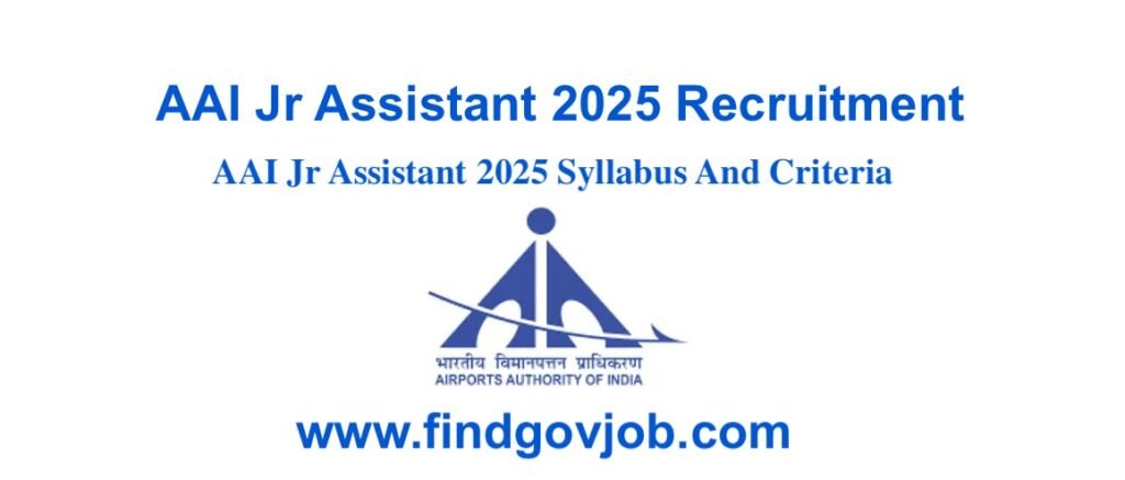 AAI Jr Assistant 2025 Syllabus