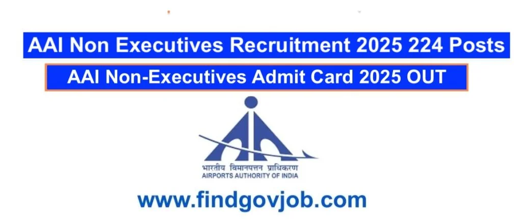 AAI Non-Executives Admit Card 2025