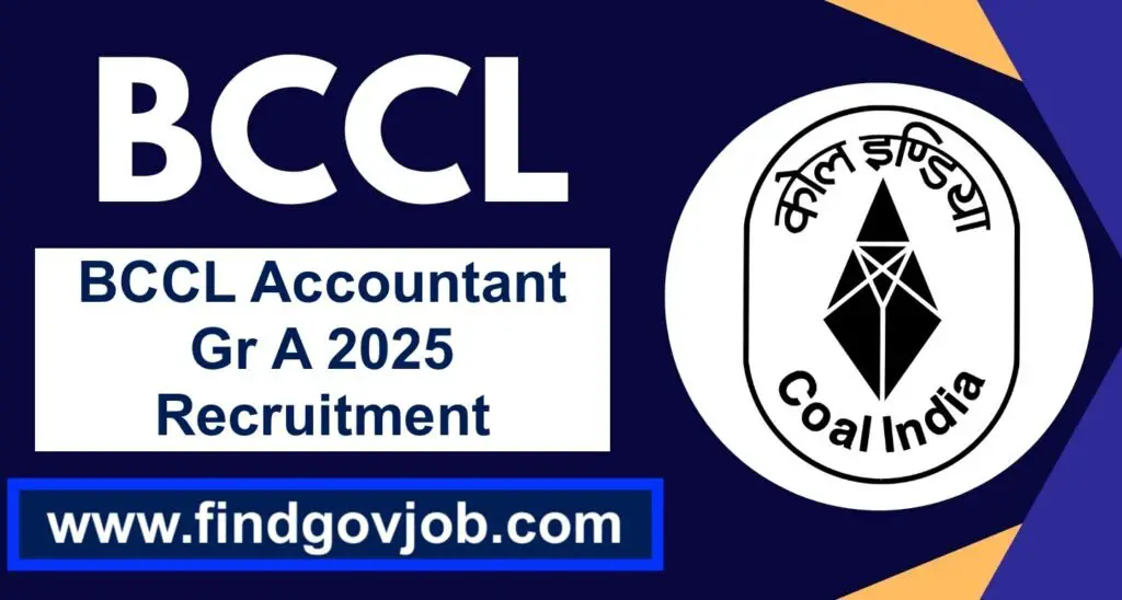 BCCL Accountant Gr A 2025