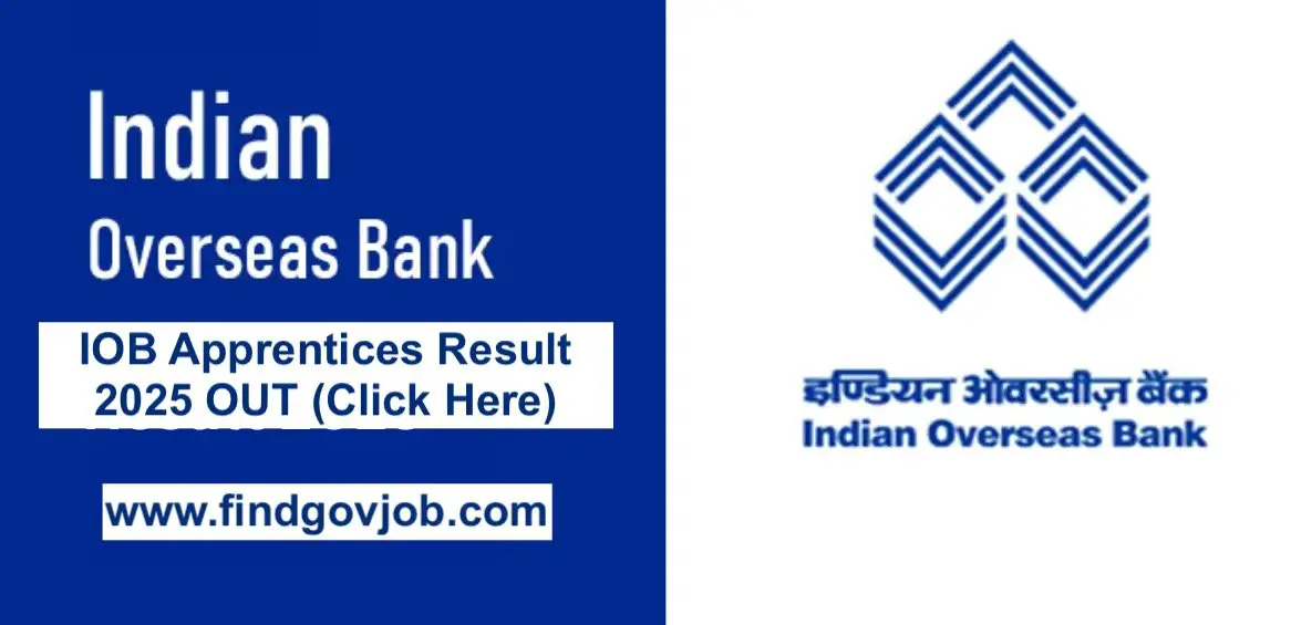 IOB Apprentices Result 2025