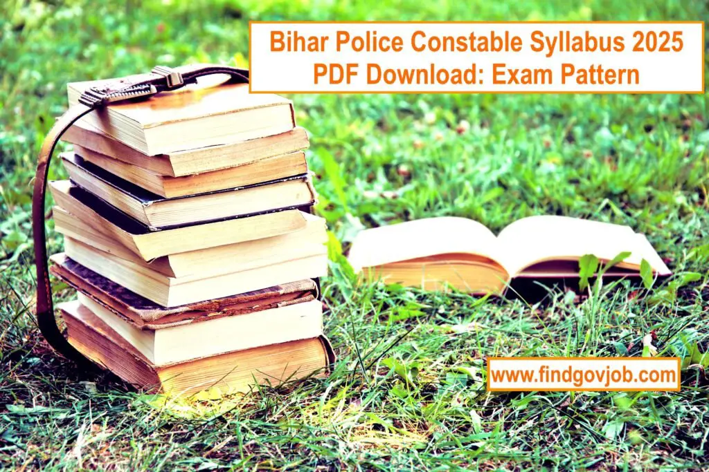 Bihar Police Constable Syllabus 2025