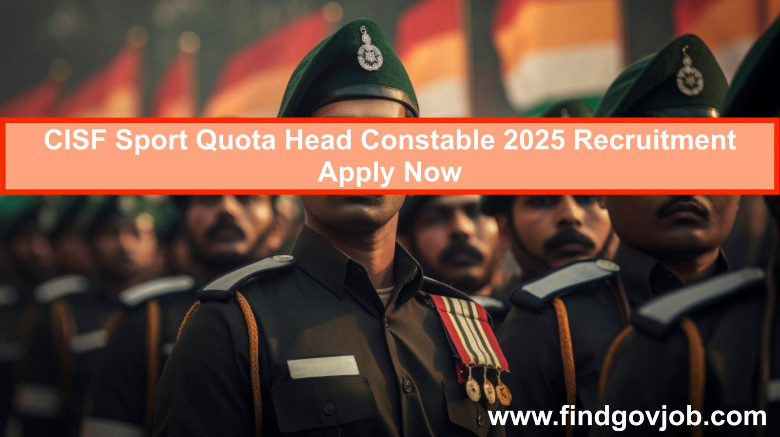 CISF Sport Quota Head Constable 2025 Recruitment Apply Now
