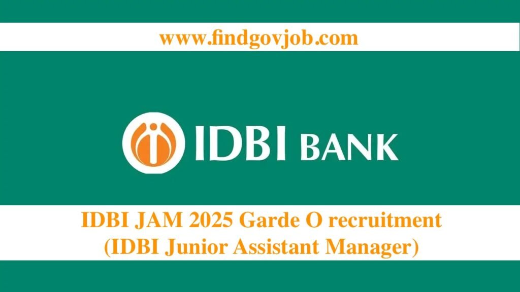 IDBI JAM 2025 Garde O