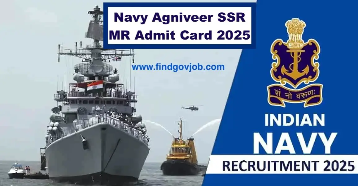 Navy Agniveer SSR MR Admit Card