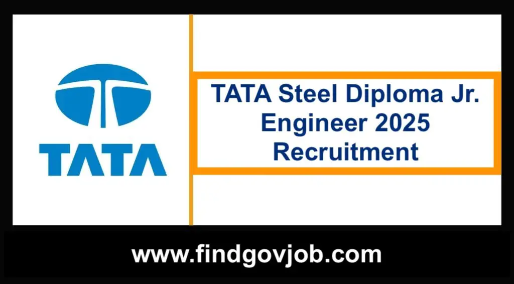 TATA Steel Diploma Jr Engineer 2025