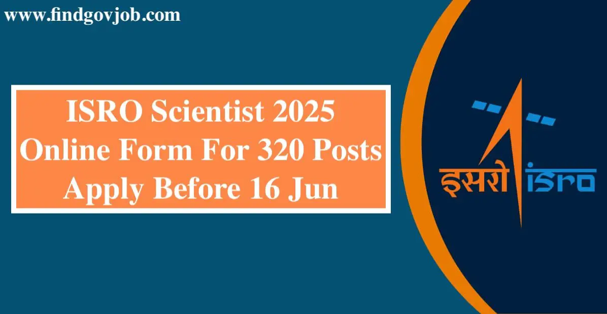 ISRO Scientist 2025 Online Form