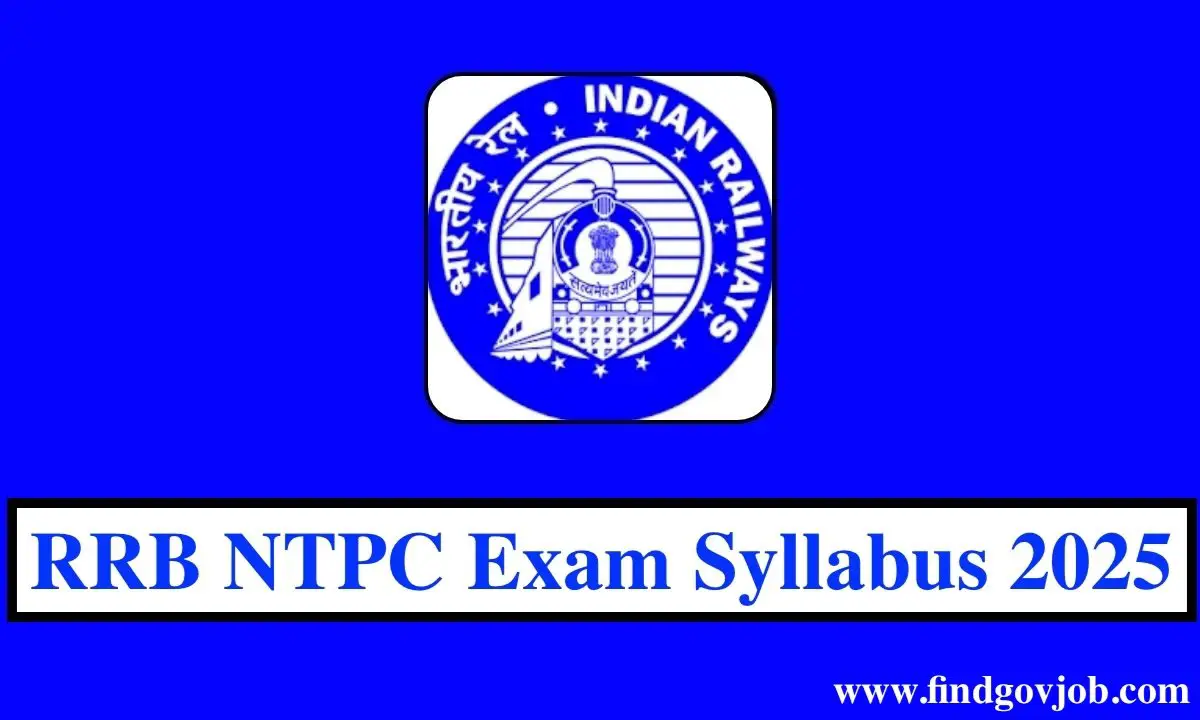 RRB NTPC Exam Syllabus 2025