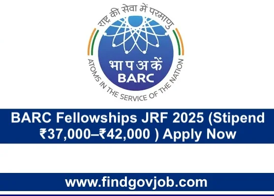 BARC Fellowships JRF 2025