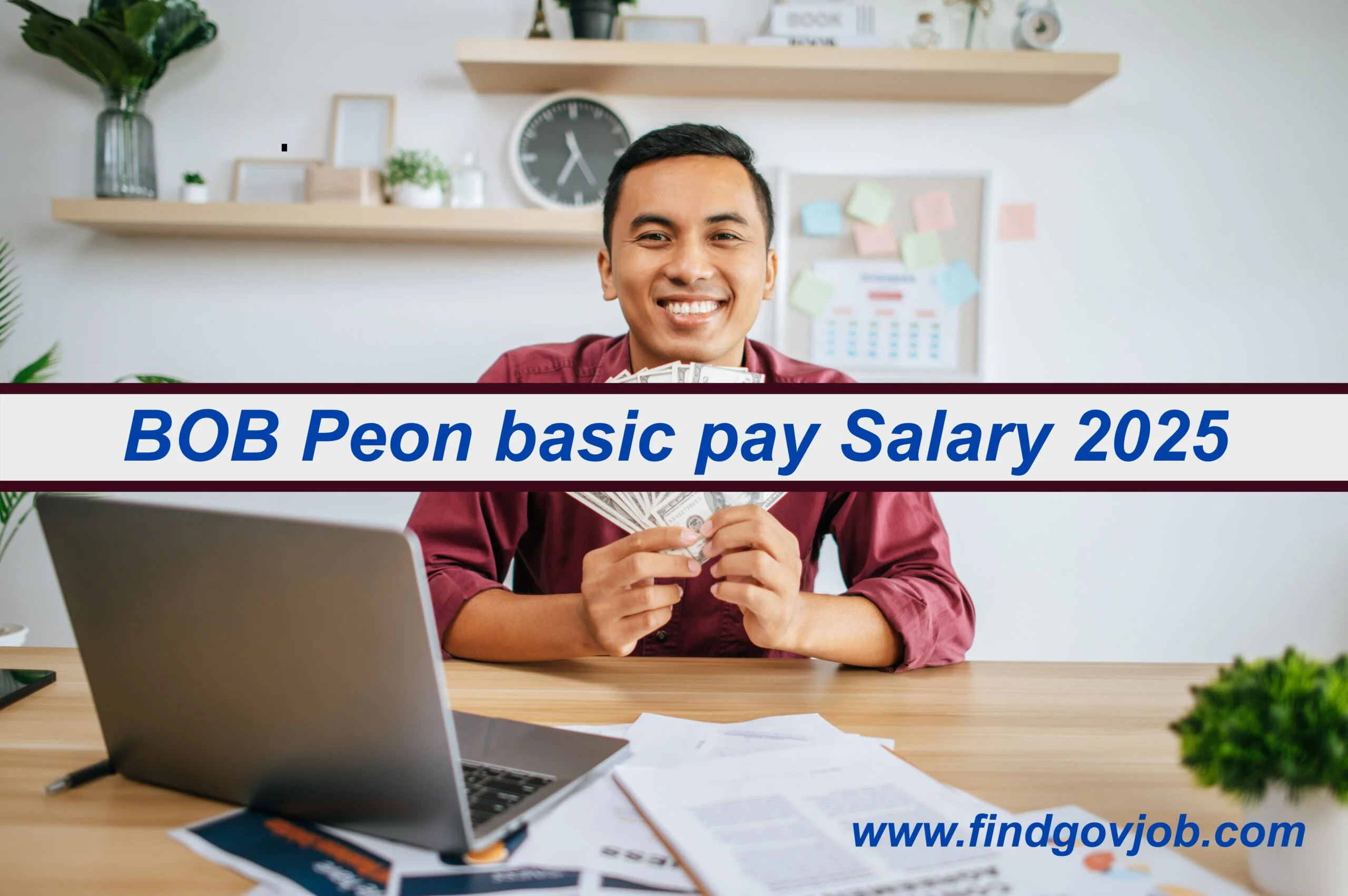 BOB Peon basic pay Salary 2025