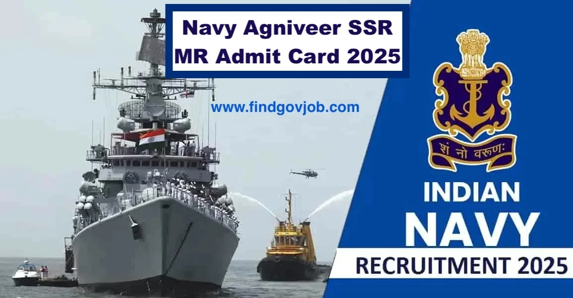 Navy Agniveer SSR MR Admit Card