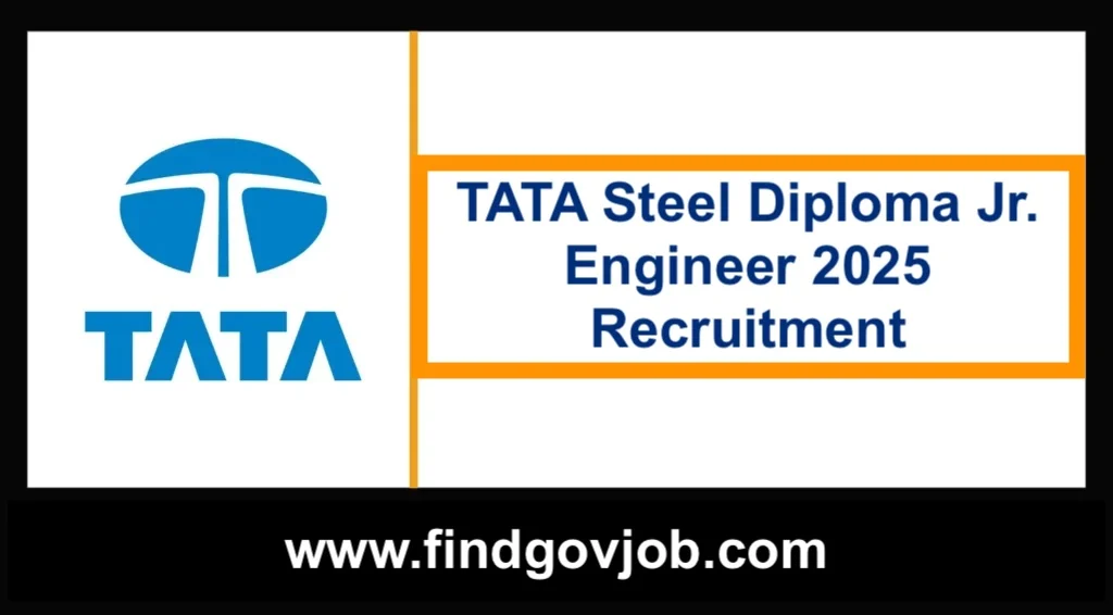 TATA Steel Diploma Jr Engineer 2025